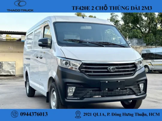 xe van 2 chỗ bản e (2) xe van thaco 2 chỗ thùng dài 2m3