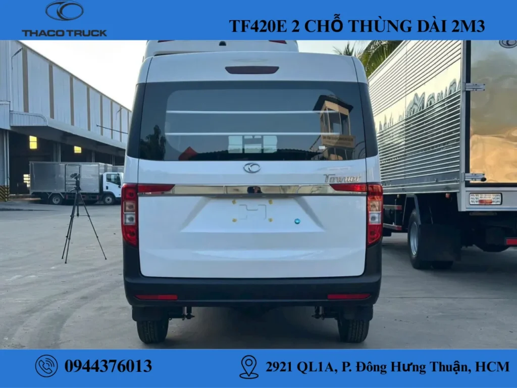 xe van thaco 2 chỗ thùng dài 2m3