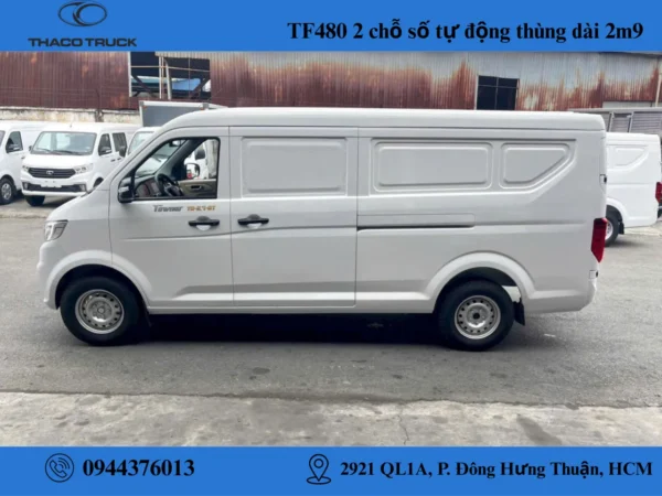 xe van tf480v2s số tự động (5) xe van 2 chỗ số tự động