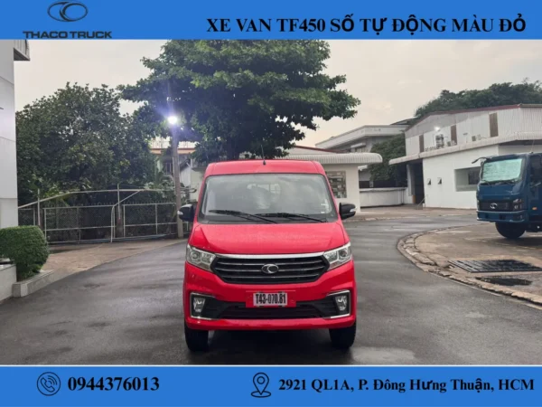 xe van TF450 màu đỏ (1) thaco tf450 màu đỏ