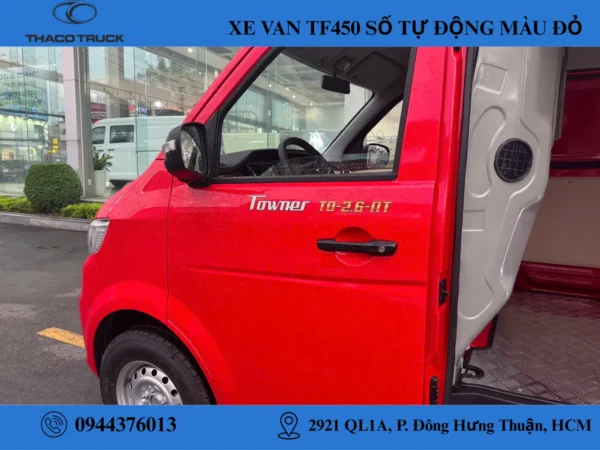 xe van TF450 màu đỏ (5) THACO TF450 MÀU ĐỎ