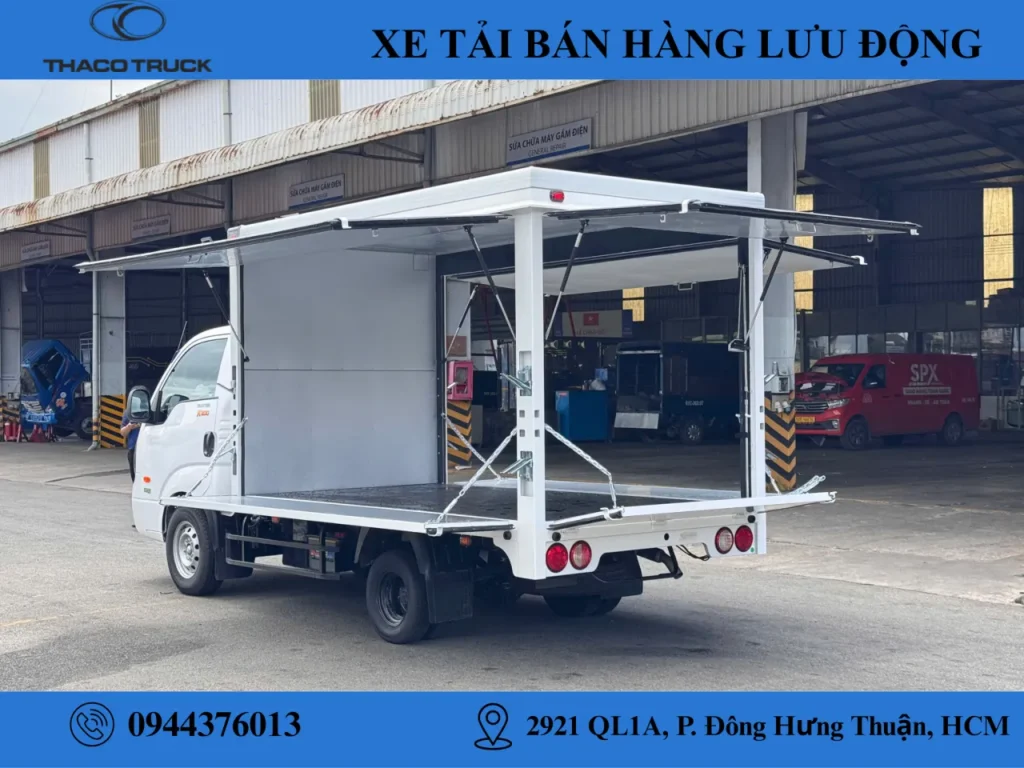 kia k200 bán hàng lưu động