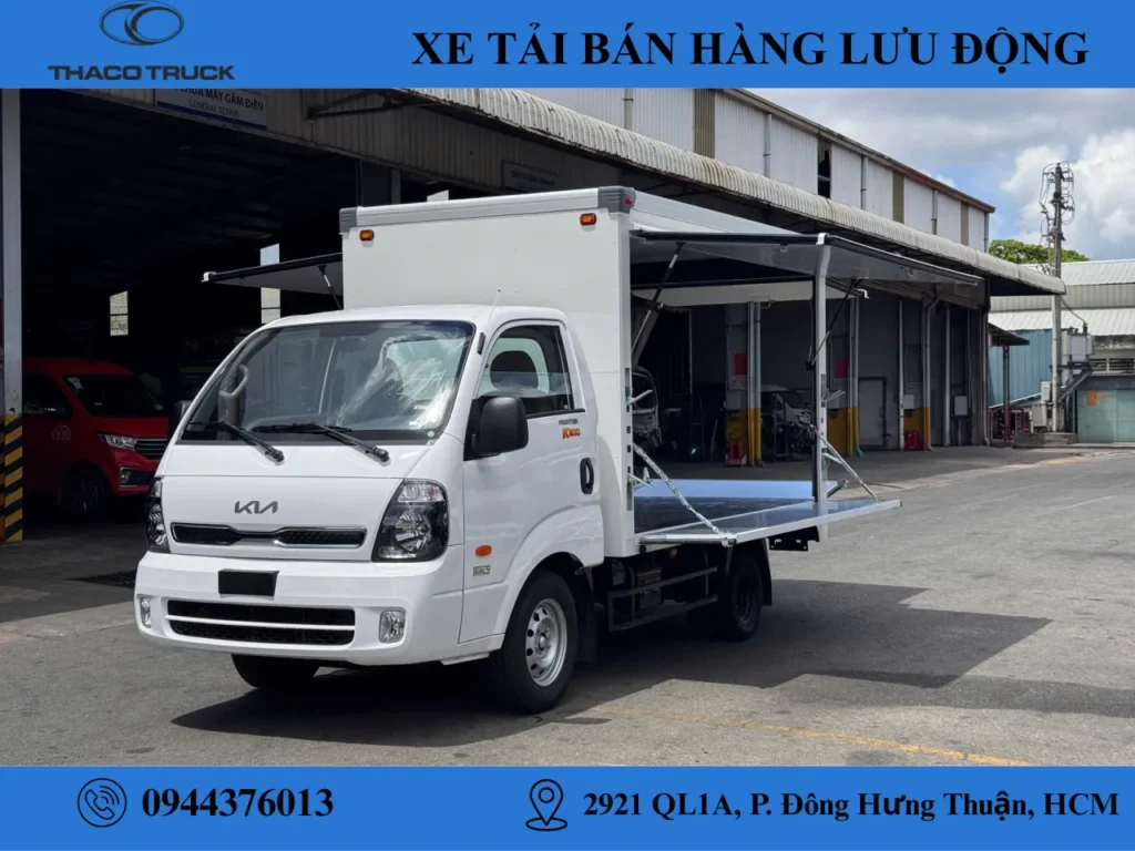 kia k200 bán hàng lưu động