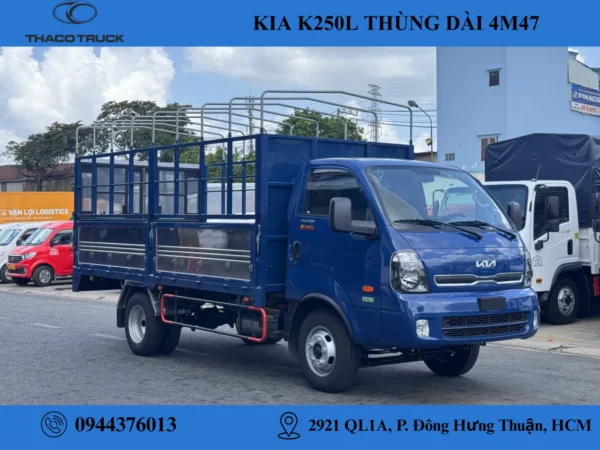 KIA K250L THÙNG MUI BẠT (4) xe tải kia k250l