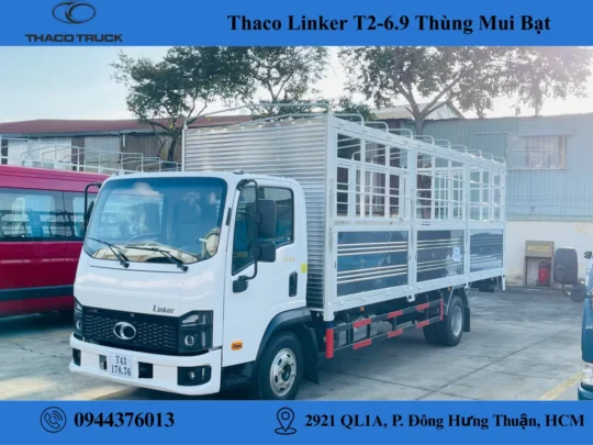 LINKER T2-6.9 THÙNG BẠT (3) xe tải 2.5 tấn thaco