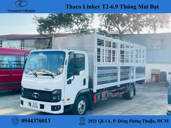 LINKER T2-6.9 THÙNG BẠT (3) xe tải 2.5 tấn thaco