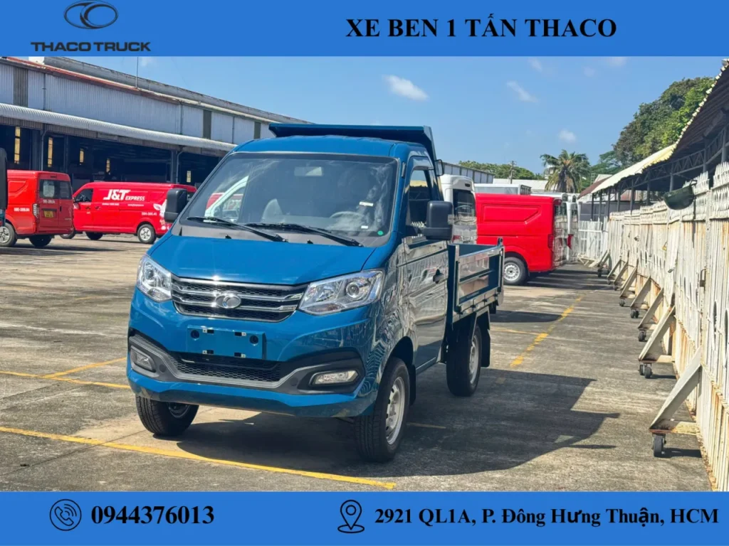 xe ben 1 tấn thaco