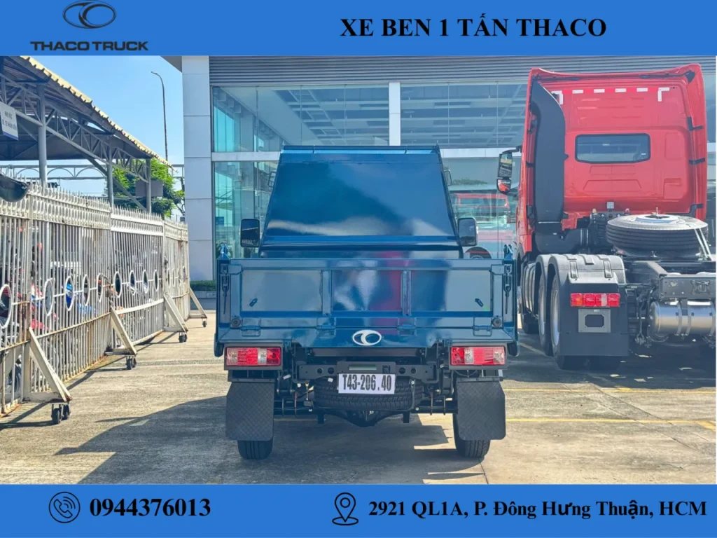 xe ben 1 tấn thaco