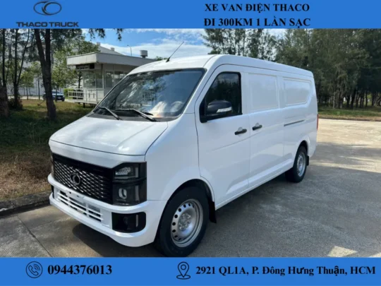 XE VAN ĐIỆN THACO (1) xe van điện thaco