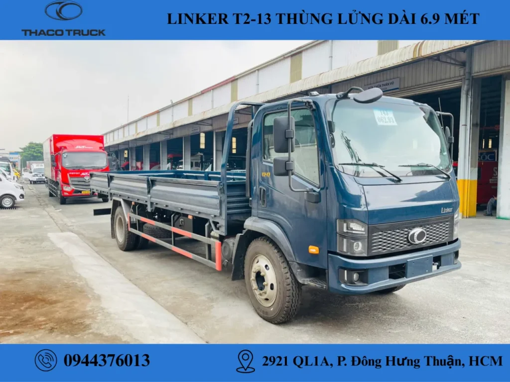 xe tải 8 tấn thaco linker t2-13 thùng lửng