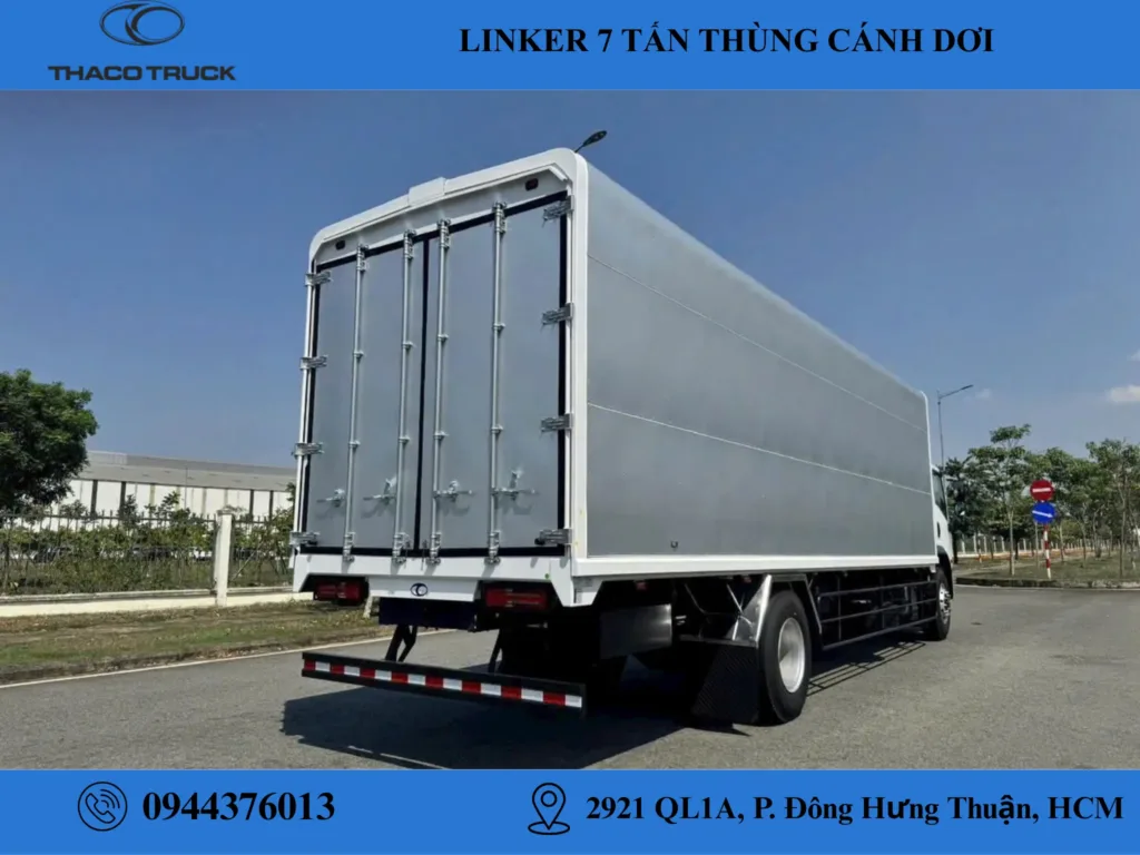 thaco linker t2-16 thùng cánh dơi