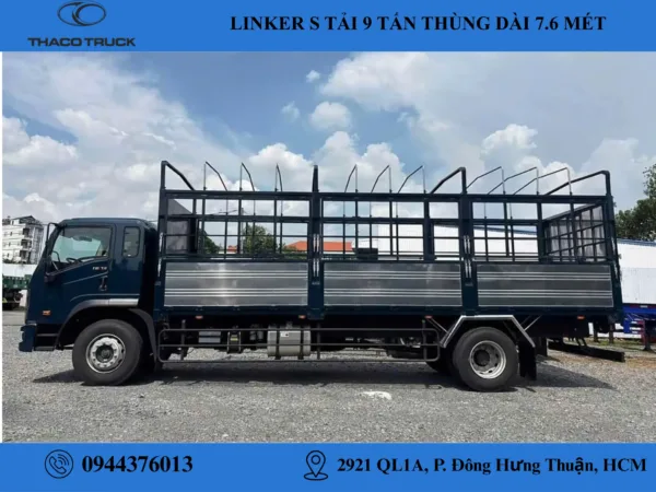 THACO LINKER T2-16 THÙNG MUI BẠT (4) xe tải 9 tấn thaco linker t2-16