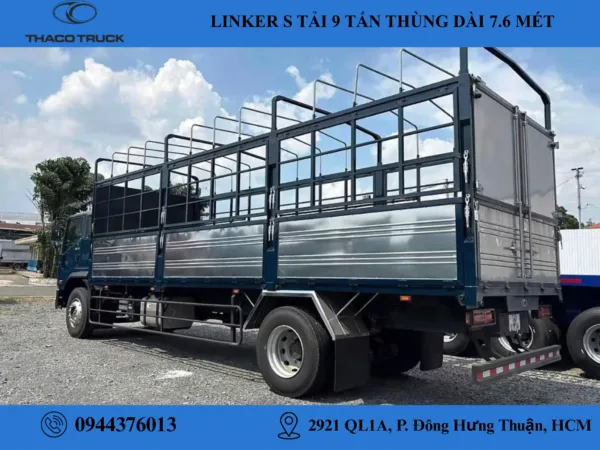 THACO LINKER T2-16 THÙNG MUI BẠT (5) xe tải 9 tấn thaco linker t2-16