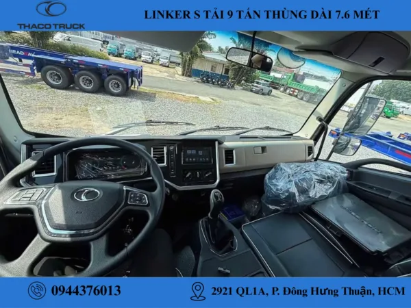 THACO LINKER T2-16 THÙNG MUI BẠT (7) xe tải 9 tấn thaco linker t2-16