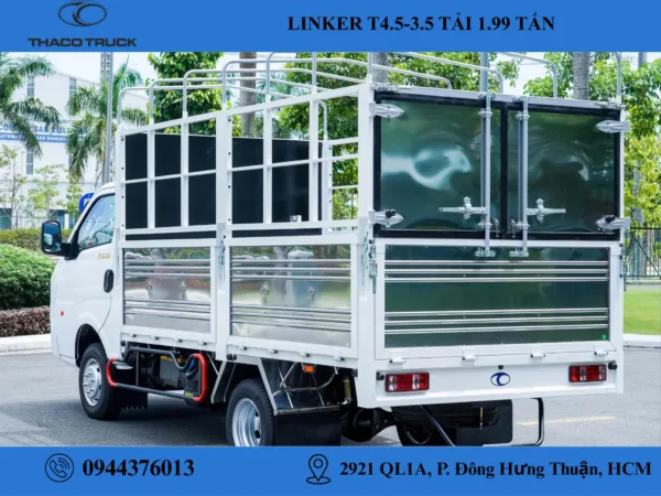 thaco linker t4.5-3.5 thùng mui bạt