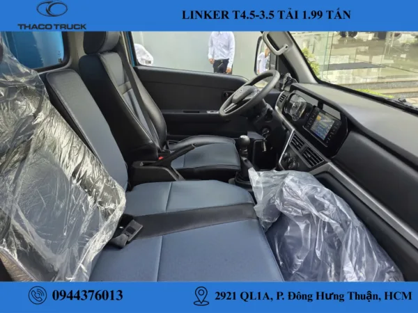 thaco linker t4.5-3.5 thùng mui bạt