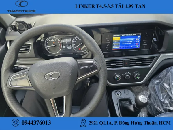 thaco linker t4.5-3.5 thùng mui bạt