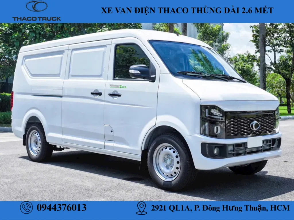 xe van điện thaco