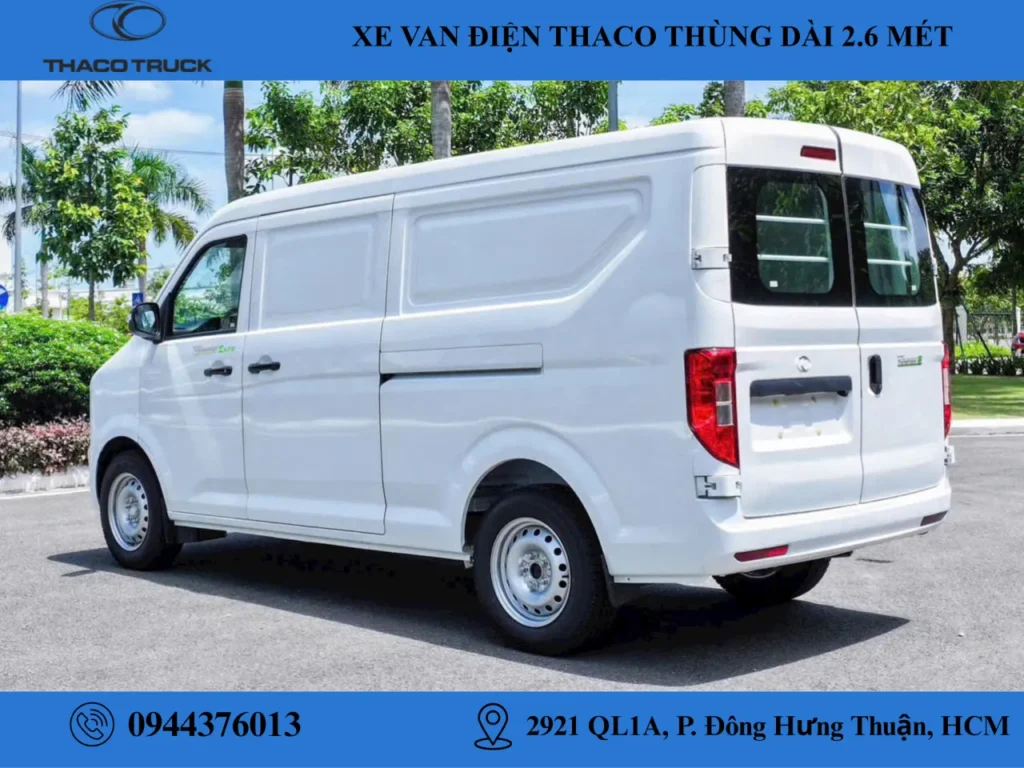 xe van điện thaco