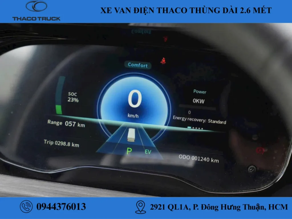 xe van điện thaco