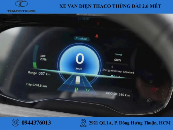 XE VAN ĐIÊN THACO (6) xe van điện thaco