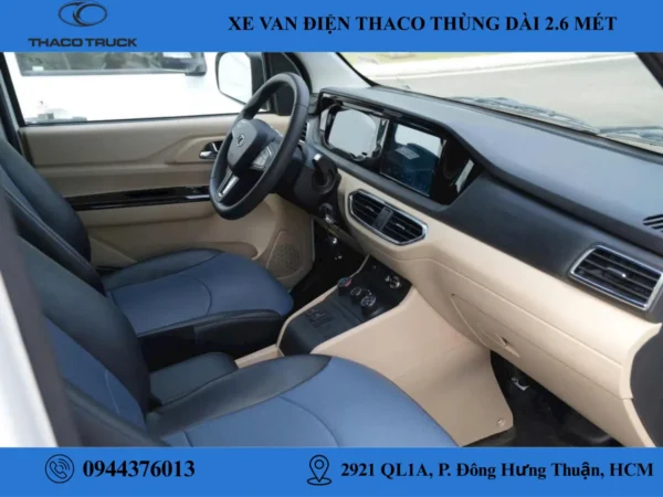 XE VAN ĐIÊN THACO (7) xe van điện thaco