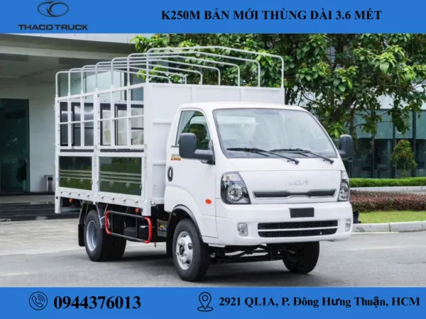 k250m mui bạt (1) kia k250m thùng mui bạt