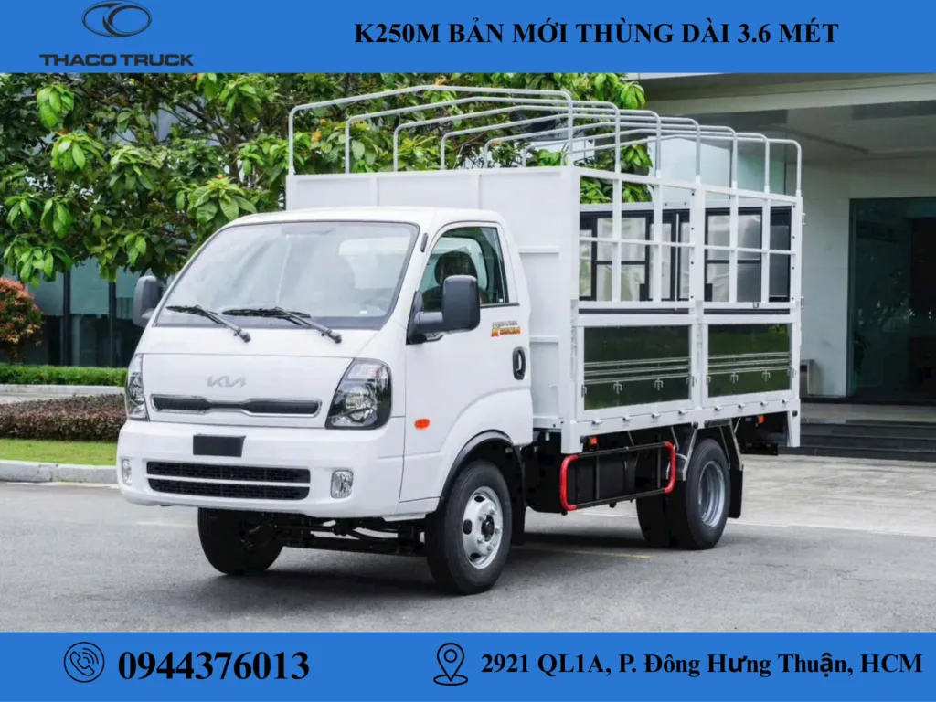 kia k250m thùng mui bạt