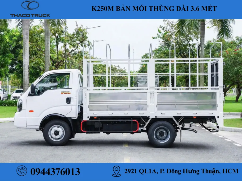 kia k250m thùng mui bạt