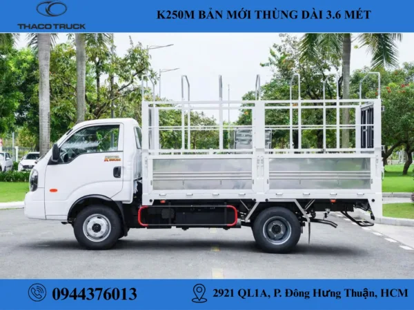 k250m mui bạt (3) kia k250m thùng mui bạt