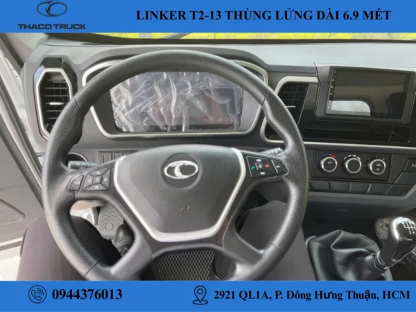 thaco linker t2-13 thùng kín (4) xe tải 7.6 tấn thaco linker t2-13 thùng kín