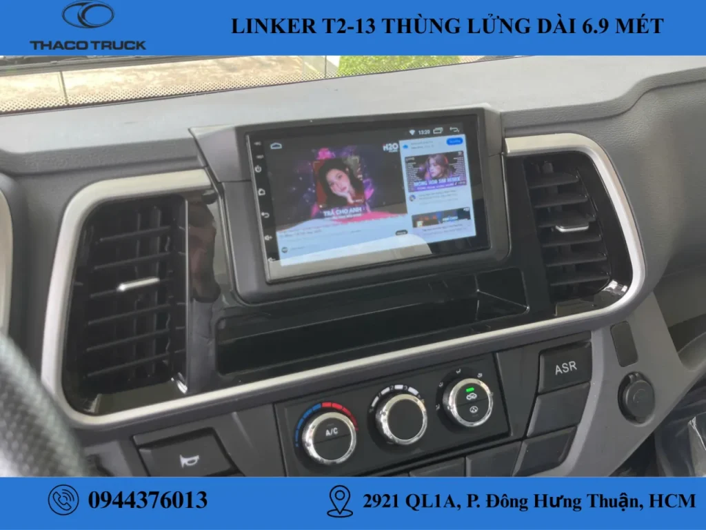 xe tải 7.6 tấn thaco linker t2-13 thùng kín