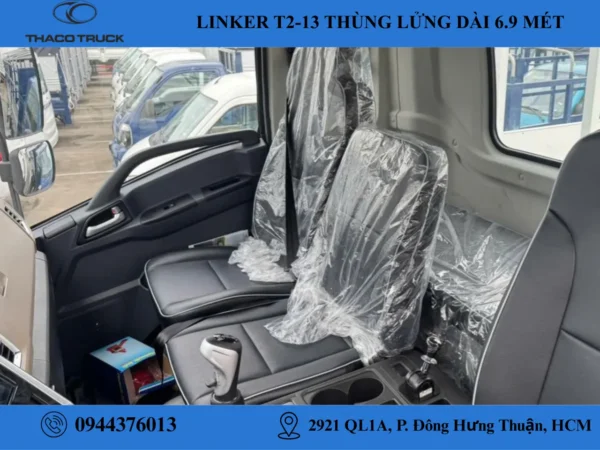 thaco linker t2-13 thùng kín (6) xe tải 7.6 tấn thaco linker t2-13 thùng kín