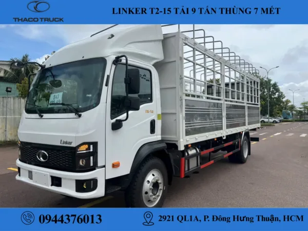 thaco linker t2-15 thùng mui bạt