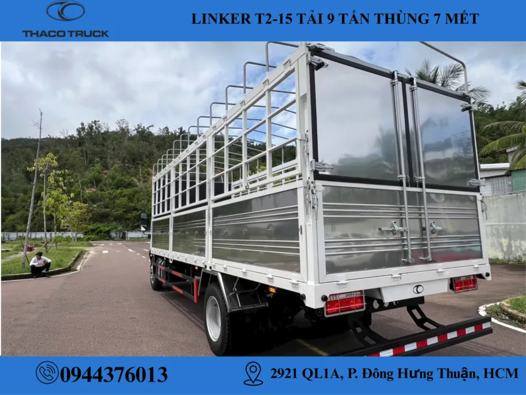 thaco linker t2-15 thùng mui bạt