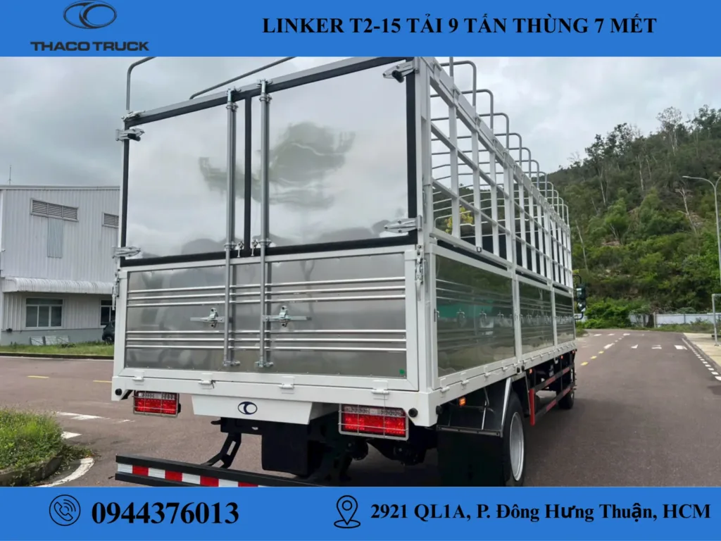 thaco linker t2-15 thùng mui bạt