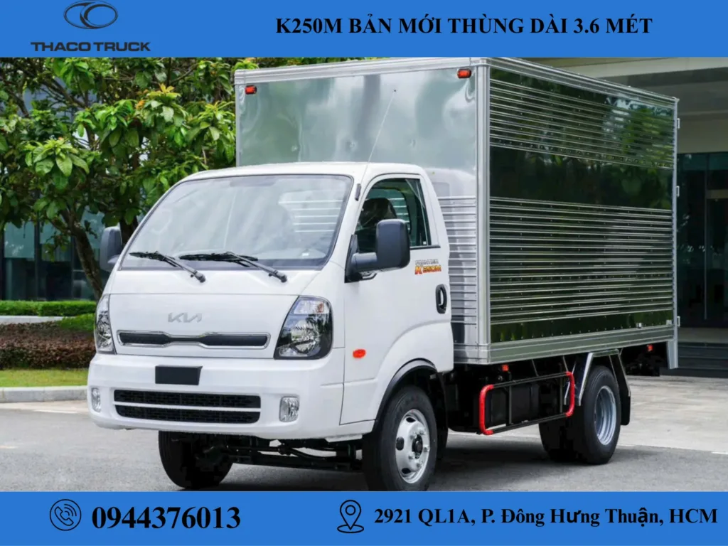 kia k250m thùng kín