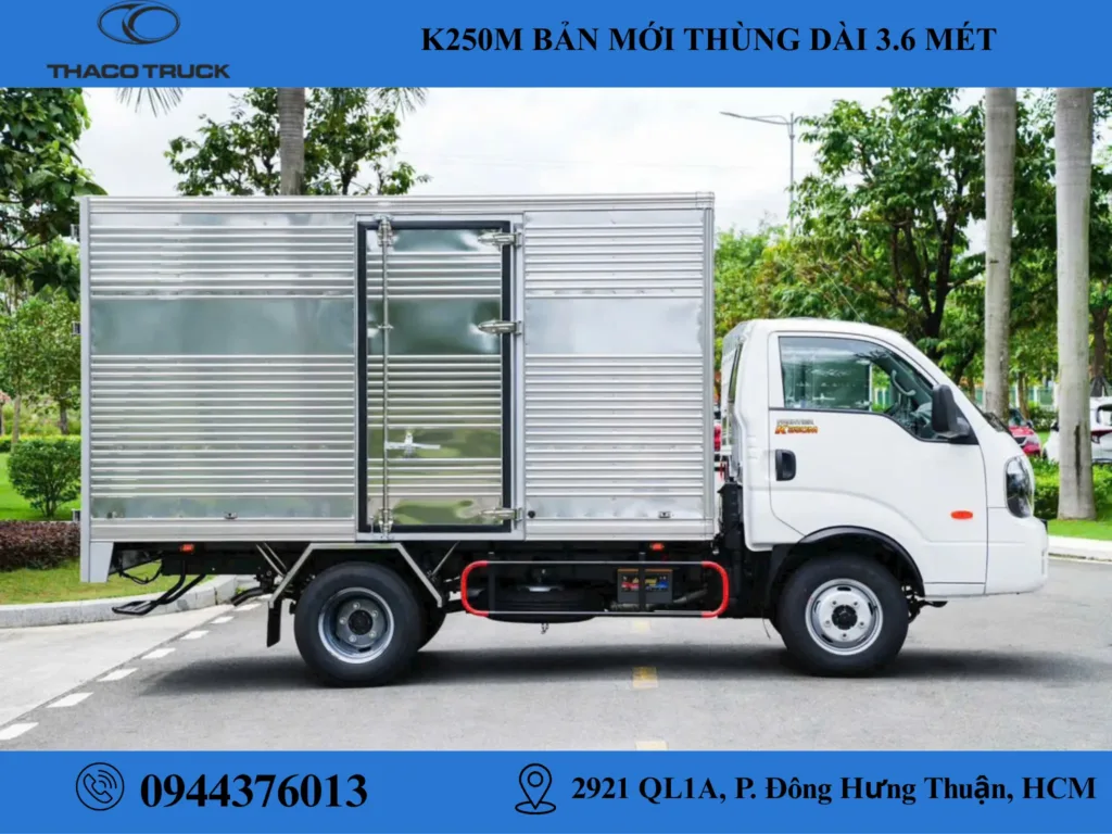 kia k250m thùng kín