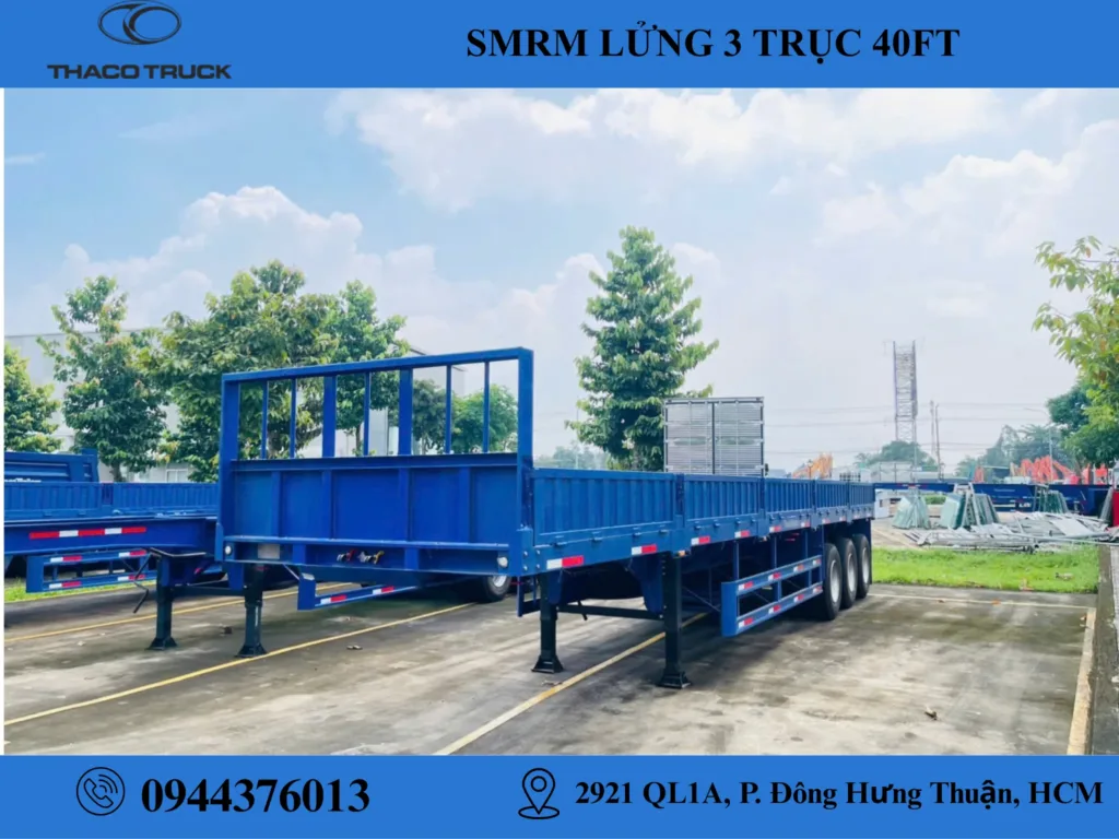 smrm thùng lửng 3 trục