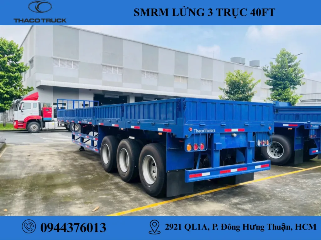 smrm thùng lửng 3 trục