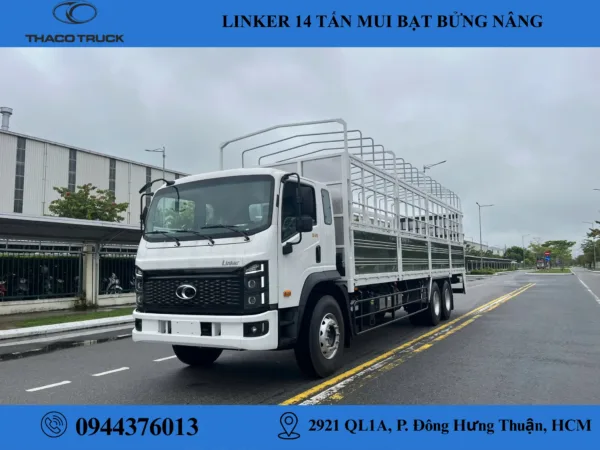 THACO LINKER T2-24 THÙNG MUI BẠT BỬNG NÂNG (2) thaco linker t2-24 thùng mui bạt bửng nâng