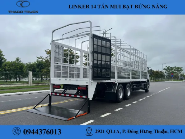 THACO LINKER T2-24 THÙNG MUI BẠT BỬNG NÂNG (3) thaco linker t2-24 thùng mui bạt bửng nâng